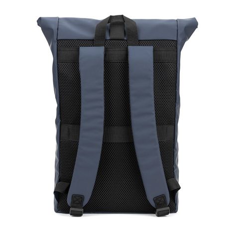  Sac à dos à enroulement en PU avec poche pour ordinateur portable