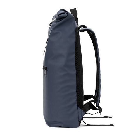  Sac à dos à enroulement en PU avec poche pour ordinateur portable