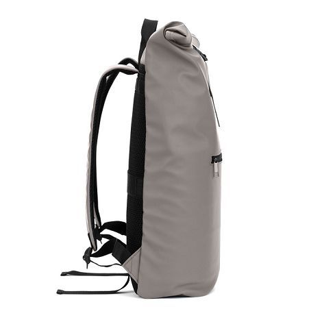  Sac à dos à enroulement en PU avec poche pour ordinateur portable