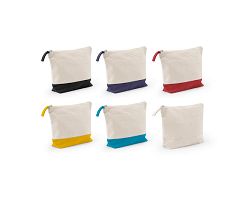 Trousse à cosmétiques 100 % coton (340 g/m²) bicolore