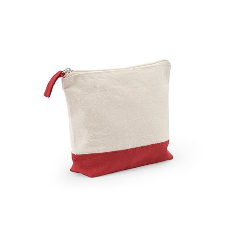  Trousse à cosmétiques 100 % coton (340 g/m²) bicolore