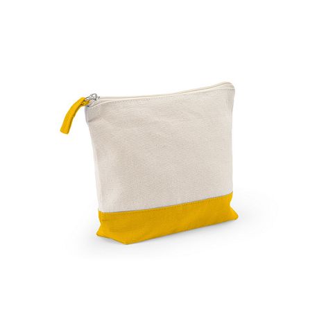  Trousse à cosmétiques 100 % coton (340 g/m²) bicolore