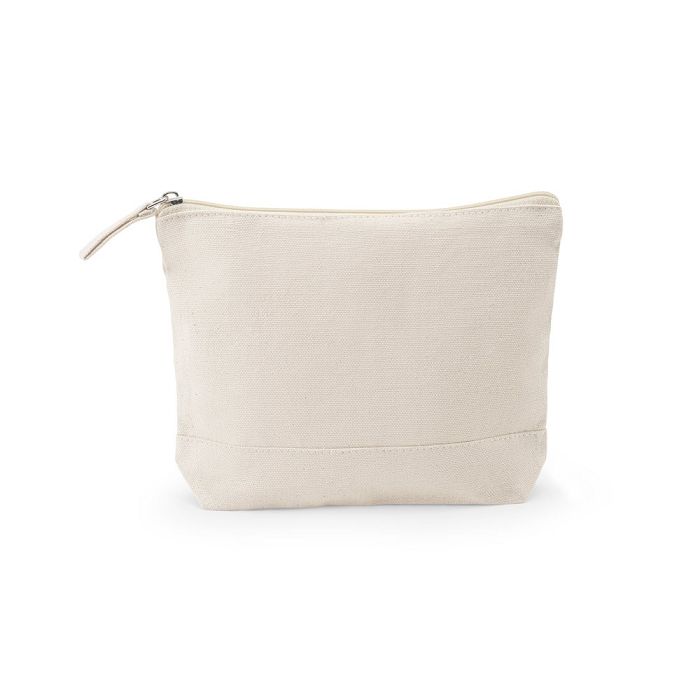  Trousse à cosmétiques 100 % coton (340 g/m²) bicolore