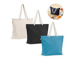 Sac de plage en coton recyclé (70 %) et polyester recyclé (30 %) 