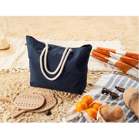  Sac de plage en coton recyclé (70 %) et polyester recyclé (30 %) 