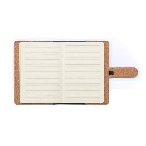  Classeur A5 en liège et polyester recyclé (100 % rPET) avec bloc-