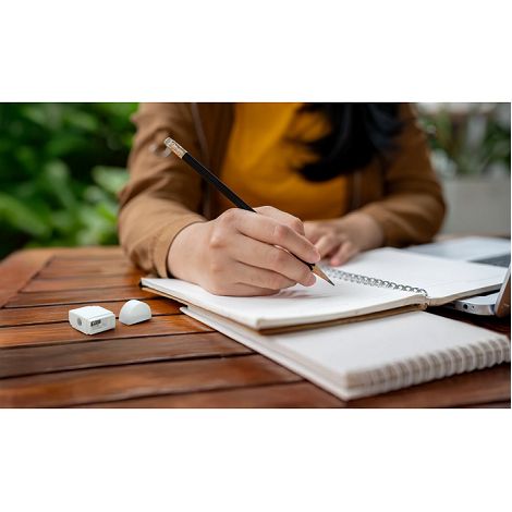  Taille-crayon 2 en 1 en PP