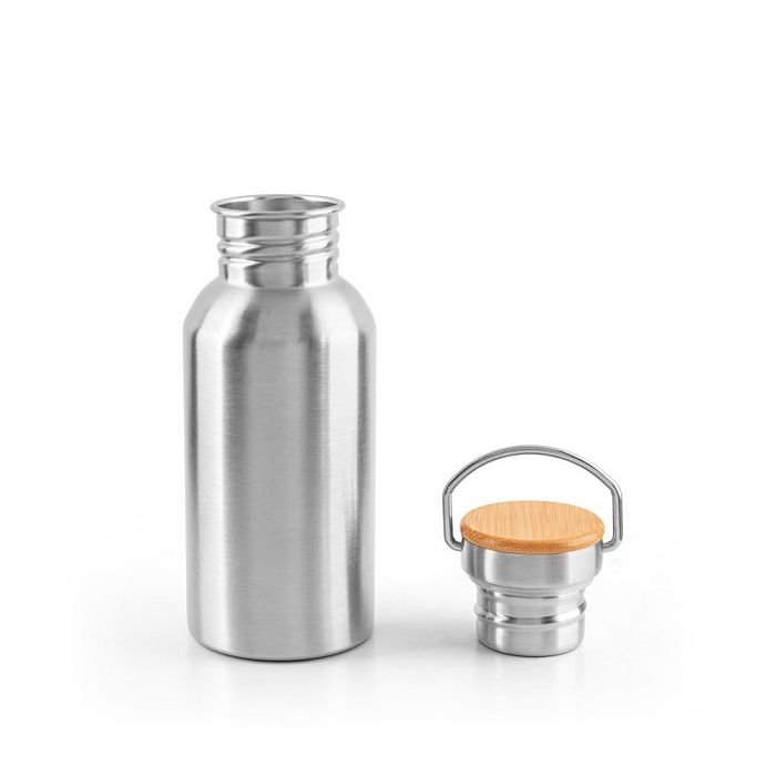  Bouteille en acier inoxydable à simple paroi (90 % recyclé)