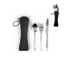 Set de couverts en acier inoxydable 3 pièces