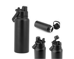 Bouteille en acier inoxydable (90 % recyclé), à double paroi isol