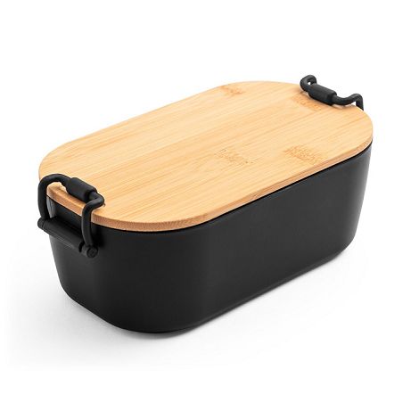  Boîte en PP hermétique avec couvercle en bambou