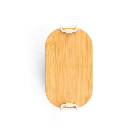  Boîte en PP hermétique avec couvercle en bambou