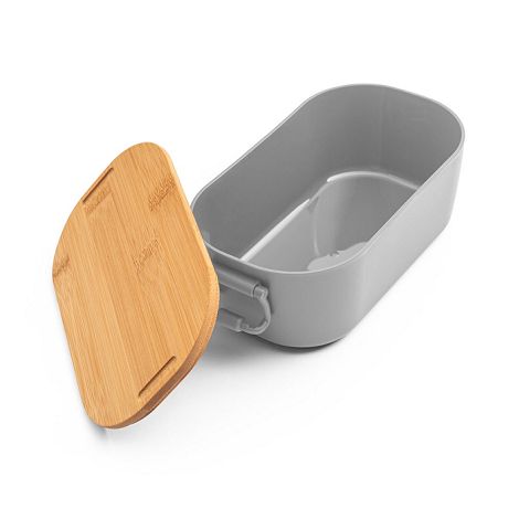  Boîte en PP hermétique avec couvercle en bambou