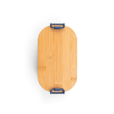  Boîte en PP hermétique avec couvercle en bambou