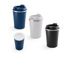 Gobelet de voyage en acier inoxydable avec intérieur en céramique