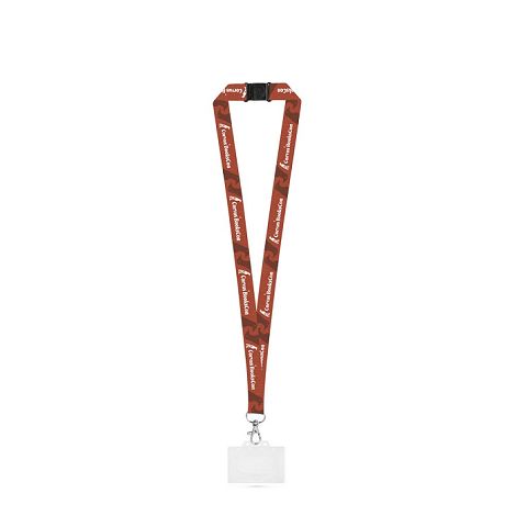  Lanyard de sublimation en polyester avec mousqueton, fermoir de s