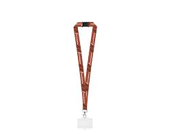Lanyard de sublimation en polyester recyclé (100% rPET) avec mous