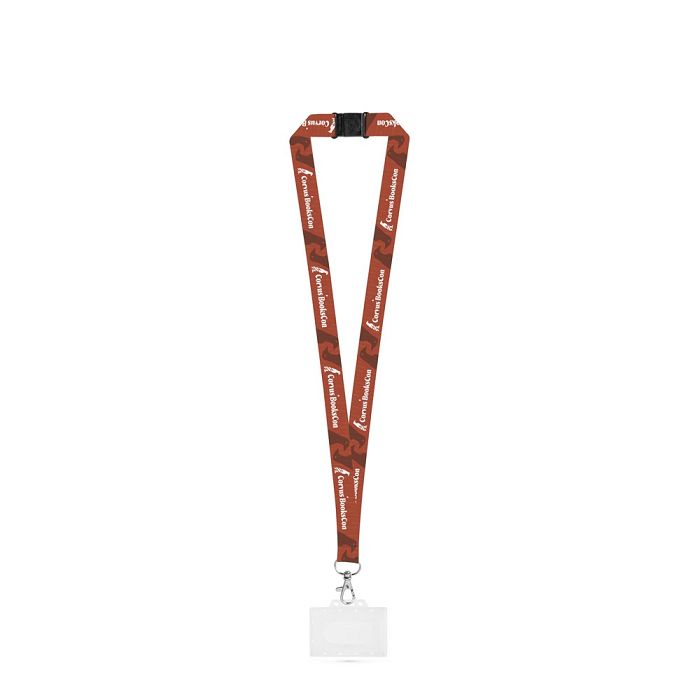  Lanyard de sublimation en polyester recyclé (100% rPET) avec mous