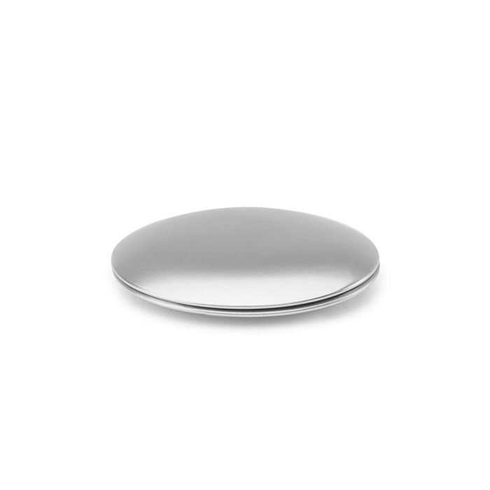  Miroir rond double face en aluminium avec fermeture magnétique
