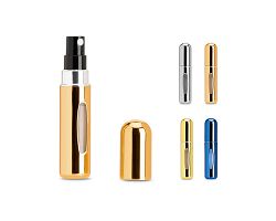 Atomiseur de parfum rechargeable en aluminium conçu pour un rempl