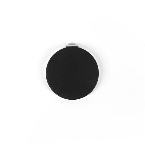  Miroir rond double face avec extérieur en PU mat