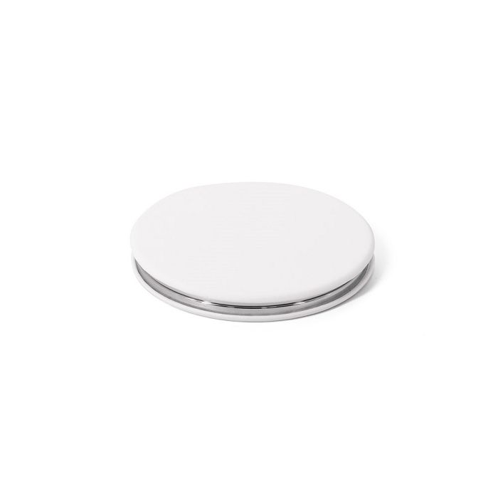  Miroir rond double face avec extérieur en PU mat