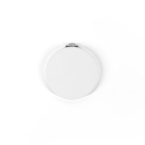  Miroir rond double face avec extérieur en PU mat