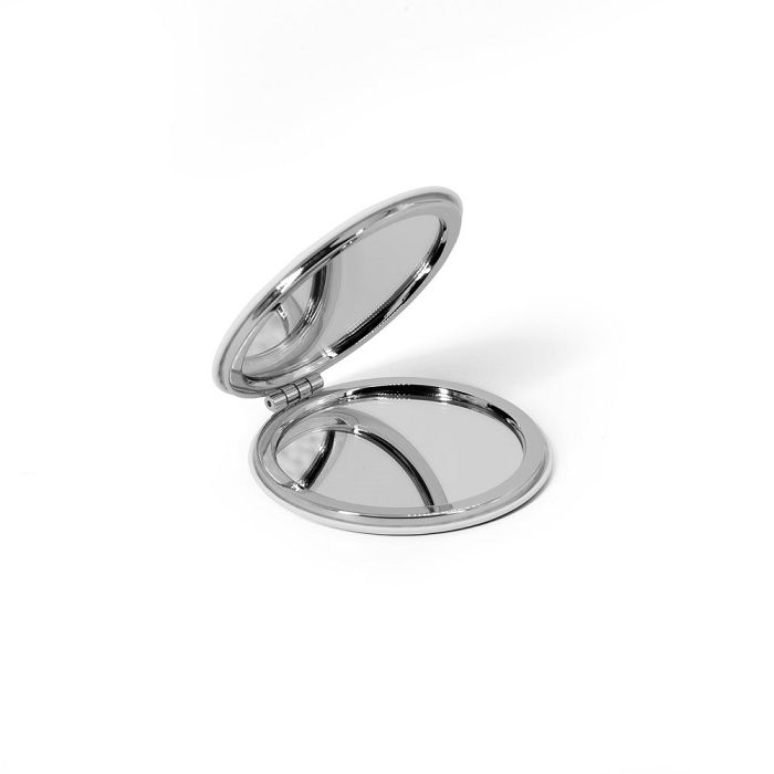  Miroir rond double face avec extérieur en PU mat