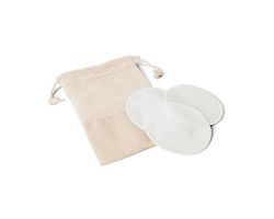 Lot de 3 disques démaquillants lavables et réutilisables