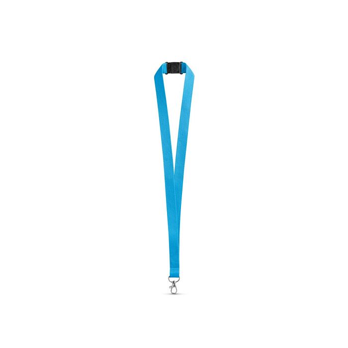  Lanyard en polyester avec fermoir de sécurité