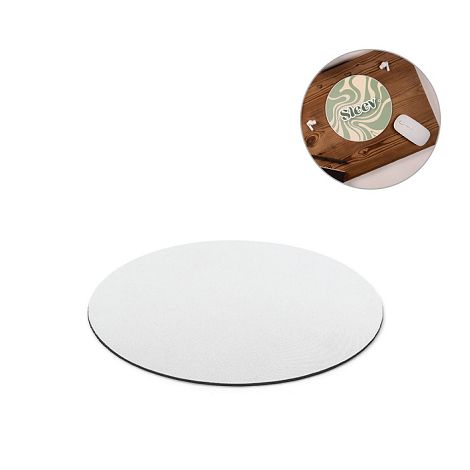  Tapis de souris rond avec base en caoutchouc