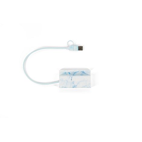  Hub en ABS recyclé avec entrées et sorties principales