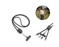 Lanière avec support pour smartphone inclus, câble USB-C et diver