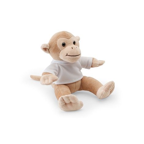  Peluche en forme de singe avec t-shirt