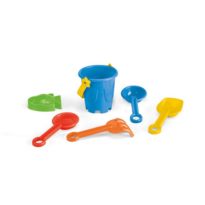  Seau de plage en PP avec 5 accessoires