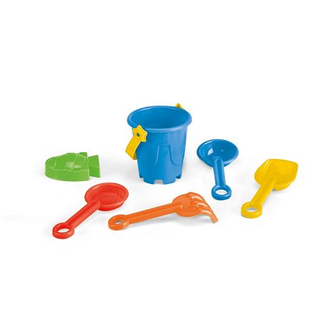  Seau de plage en PP avec 5 accessoires