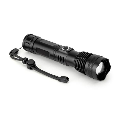  Lampe torche rechargeable de 10 W en aluminium (100% rAL)