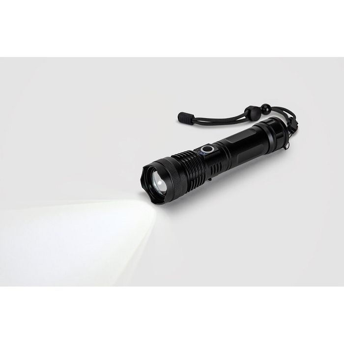  Lampe torche rechargeable de 10 W en aluminium (100% rAL)