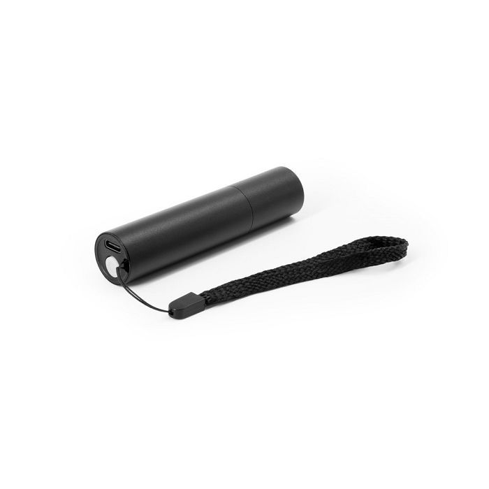  Lampe torche rechargeable en aluminium recyclé (100 % rAL) avec e