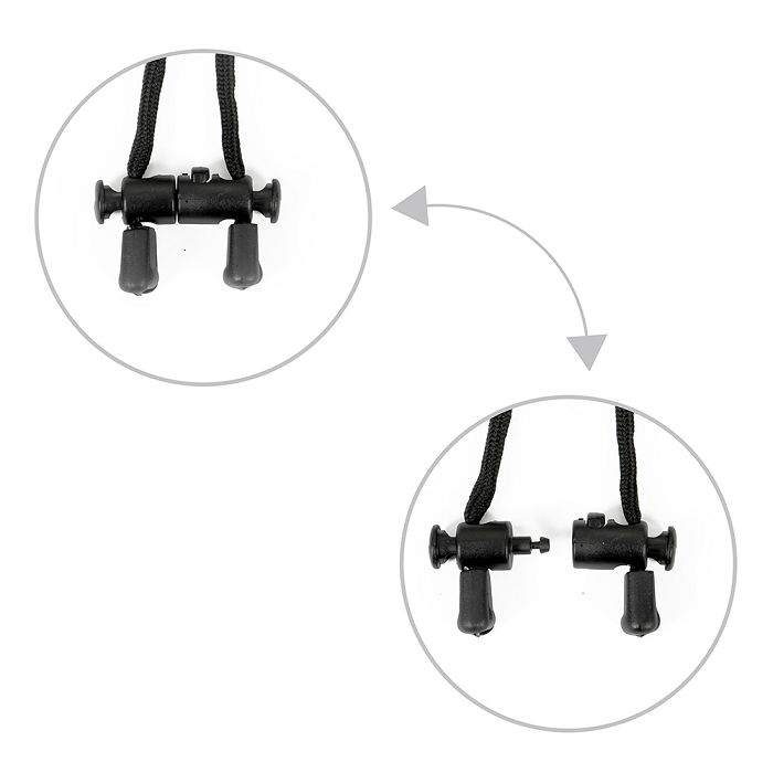  Tour de cou de voyage - Gris