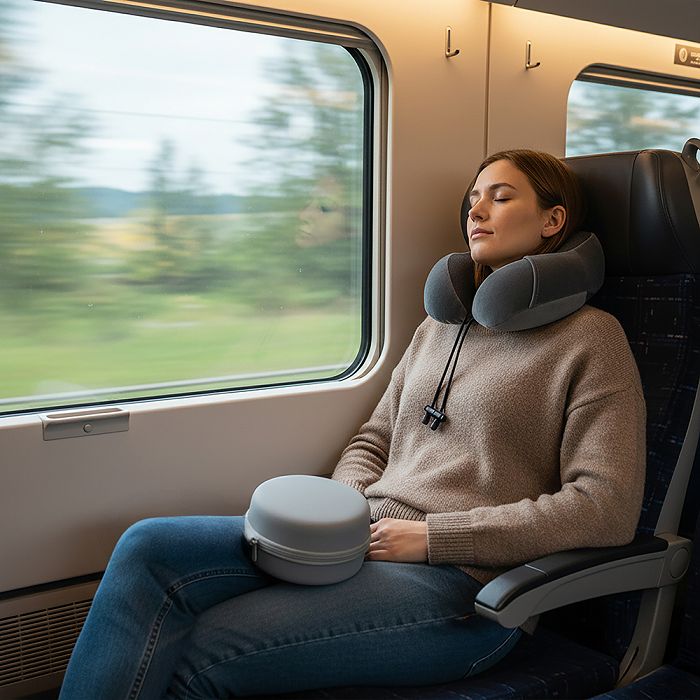  Tour de cou de voyage - Gris