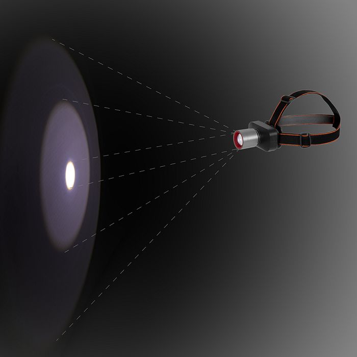  Lampe frontale - Noir